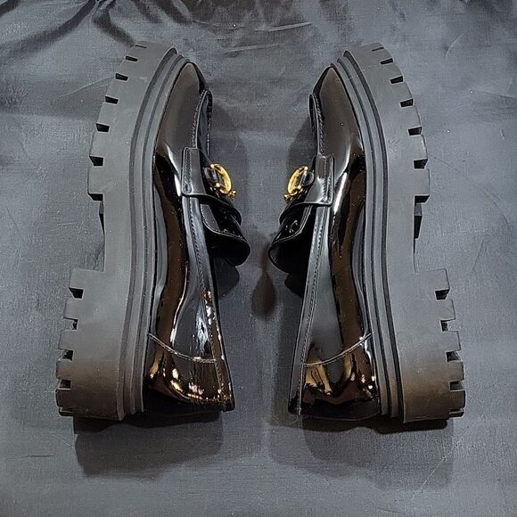 BRAND NEW STUART WEITZMAN OWEN BUCKLE ULTRA LUG PLASFORM LOAFER - Picture 12 of 16